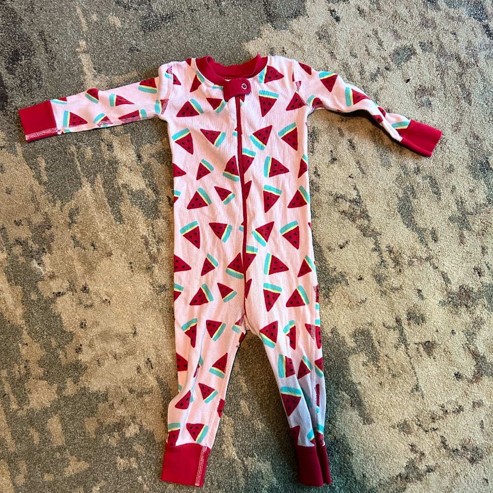Hanna Andersson 2T Watermelon Pajamas